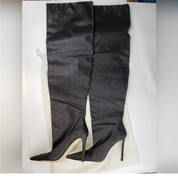 Good American Slouchy Over Knee Boots - Picture 3 of 10